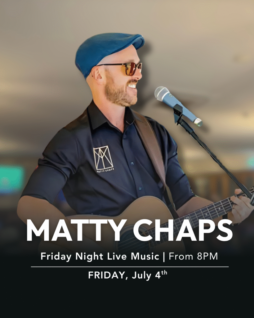 Matty Chaps performing live at The Courthouse Hotel Smythesdale.