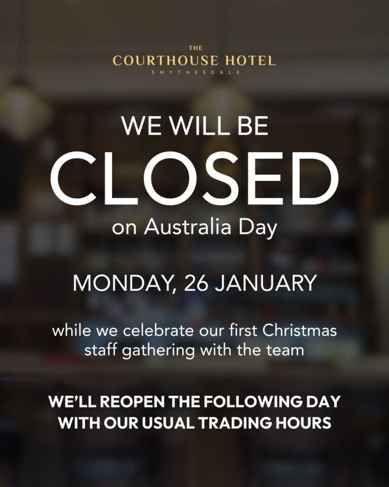 Instagram post from courthousehotelsmythesdale. This post is in position 1.